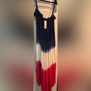 Maxi ( Red, White, And Blue Maxi Dress)